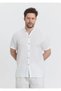Heaven 4050 muslin collar oversized short sleeve men's shirt - 2