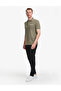 Khaki Regular Fit 100% Cotton Buttoned Polo Collar T-Shirt 50327859-Vr027 - 4
