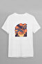 Design Etderha Front Print Oversize Cotton Crew Neck Unisex T-Shirt - 2