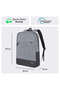 MCE-1104 15.6 UNICITY Eco Notebook حقيبة ظهر رمادي - 2