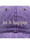 قبعة بيسبول مطرزة قابلة للغسل بتصميم ''Let It Happen'' / قبعة بيسبول مطرزة قابلة للغسل بتصميم ''Let It Happen'' - 3