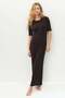 Rib-knit T-shirt dress - 2