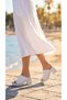 Women's Vintage High Wedge Heel Slippers Sandals Shoes with Skin Medium Detail - 5