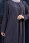 Plus Size Rain Stone Mother of the Bride Dress - 6