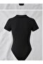 Body-Hugging Polo Neck Ribbed Lycra Premium Bodysuit [Summer Trend'26] - 3