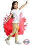 Patterned Children's Tights - Yellow Heart Patterned Girls' Tights - Soft, Stretchy, Comfortable, Cotton, Anti-Sweat - 3