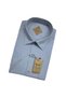 Men's Classic Wide Cut Plain Short Sleeve Cotton Shirt - 2