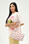 Polka Dot Bowling Bag Women's Vintage Shoulder Bag (31*17*12 Handle: 64) - 4
