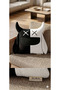 Plush Decorative Fan Devil Pillow Cushion Throw Pillow 40/40 cm Microfiber Stylish Design