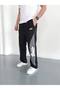 Trend Unisex Elastic Waist Baggy Oversize Soft Textured Sports Track Pants
