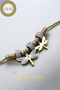 New Model-316L Steel Bracelet Anti-Tarnish Dragonfly Charm Snake Chain Bracelet (2 Years Importer Guarantee) 17+3cm - 2