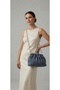 The Moiss Striped Scholarship Women's Hand and Shoulder Bag with Chain Strap - 2