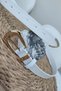 Women's Faux Leather Design Buckle Stylish Trouser and Dress Belt 105 cm - Mfr5015 - 2