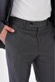 Slim Fit Mono Collar Striped Men's Suit - 4