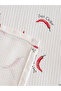 Red Pepper Patterned Single Pique Blanket - 5
