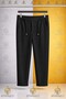 Boys' Plain Trousers 8.Mdl Elastic Waist Lycra Folded-Cuff Style - 2