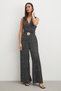 Beli Belted Palazzo Leg Jumpsuit - 2