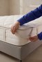 100% Natural Merino Wool Mattress Pad - Premium Natural Wool Mattress Topper & Protector - 2