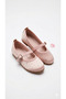 Girls' Pink Colorful Pearl-Buckled Orthopedic Stylish Ballet Flats with Non-Slip Soles - 2