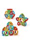 Set de constructie Geometric Puzzle cu 64 de piese Multicolore - 3