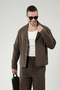 Trend Biz Oversize Blazer Linen Bottom Top Men's Suit - 3