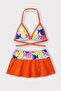 Girl's 3-Piece Skirted Bikini Set