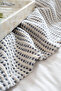 Boho Waffle-Navy Blue Double 240 X 260 Bedspread 50 X 70 - 2 Pillowcases 7038A - 4