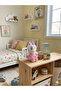 Plush Duck in Pink Gingham Dress 25 cm - Soft Sleeping Companion with Starry Eyes and Embroidery, Gift Figure - 3