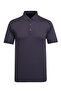 Men's Polo Collar Corn Cotton Short Sleeve Buttoned Kagi Purple T-Shirt Classic Fit - 5312 - 2