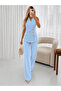 Double-Breasted Collar Gold Buttoned Vest Trousers Blazer Suit - 5