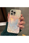 iPhone 14 Pro Max Case Butterfly Motif Hologram Silicone Cover - 2
