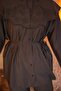 Khaki Collar Embroidered Tunic and Pants Set - 4