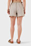 Relaxed Fit High Waist Linen Shorts Shorts 5057 - 3