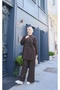 Wonderful Stone Embellishment Detailed 100% Cotton Special Design Trouser Suit - 4