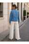 Women's Lycra Blue Denim Jeans Jacket with Pocket Detail - 3