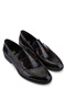 Men's Genuine Leather Black/Brown Classic Shoes - 2