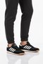 2377 m Black and White Mesh Lace-Up Men's Sports Shoes - 2