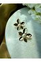 Gold Daisy Pearl Earrings - 3