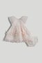 Peach Occasion Dress and Knickers Outfit