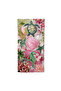 Green Turtle and Pink Coral Patterned Microfiber Beach Towel - 3