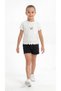 Persian Gulf Embroidered Girls' T-Shirt and Denim Shorts Set - 3