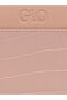 Pink Croc Skin Textured Wallet with Coin Pocket - 7