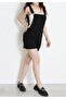 Women's Black Shorts Salopet Overalls with Pockets Comfortable Fit - 5