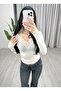 Lace Cashmere Blouse White - 2