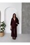 Women's Modal Fabric Bat Sleeve Kimono Double Set - 2