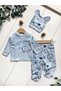 100% Cotton 0-3 Months Newborn Baby Hospital Release Set of 3 - 2