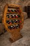 Solid wood bottle holder
