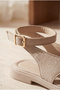 Women's Suede Look Flip-Flop Sandals with Ankle Buckle, Comfortable Daily Summer Sandals - 5