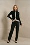 Women's Black Spanish Sleeve with Gupure Detail Cardigan Yy101401 - 6