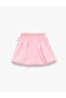 Ribbon Detailed Gipeli High Waist Pleated Skirt - 6